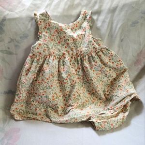 Floral Gap Infant Dress & Bottoms